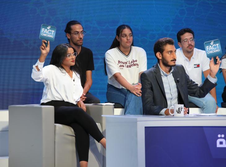 zaama social media Munathara debate youth Tunisia 2023 opinion makers